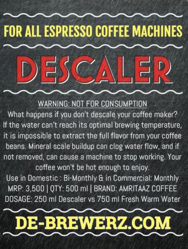 Espresso Coffee Machine Descaling Liquid by AMRITAAZ C