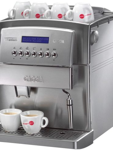 Gaggia Titanium Automatic Stainless Steel Espresso Coffee Machine With Powerjet Steamer