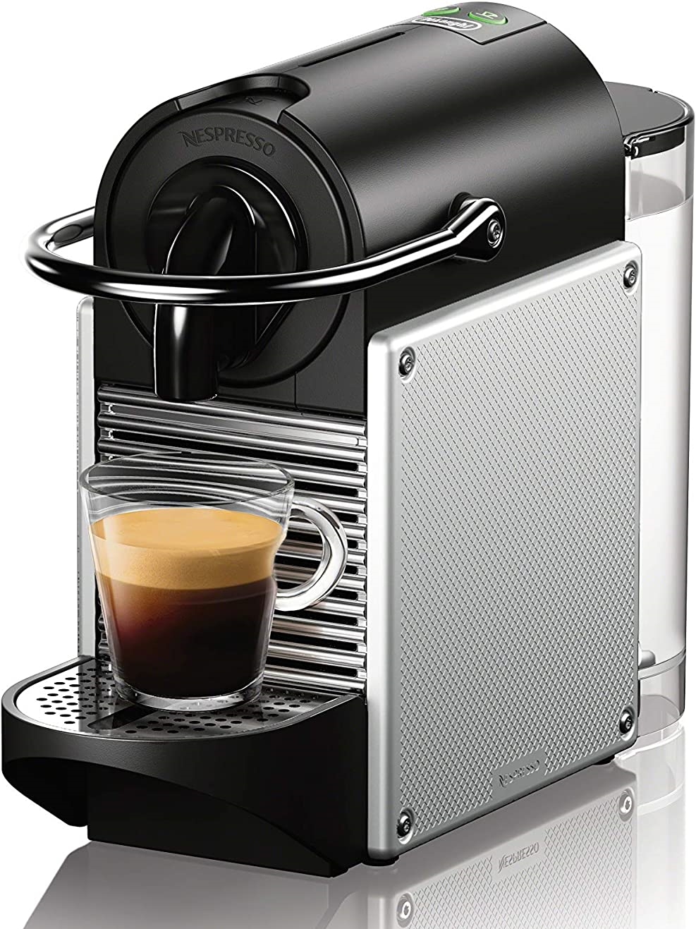 Nespresso Pixie Capsule Coffee Maker – Silver Grey