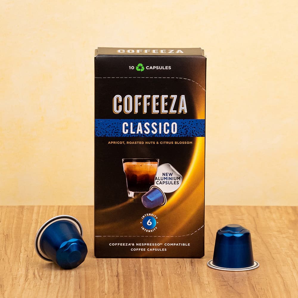 Coffeeza Classico 100% Arabica Aluminium Coffee Capsules
